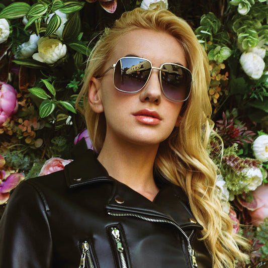 Occhiali da Sole uomo donna dp69 in metallo rettangolari DPS151-01