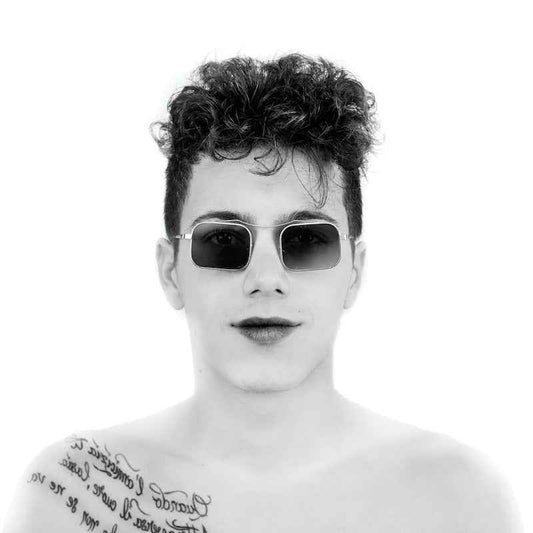 Occhiali da Sole uomo donna dp69 rettangolari in metallo DPS052-06