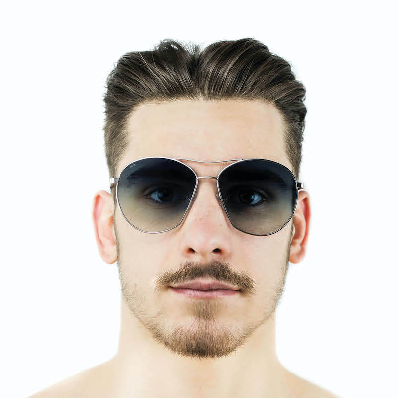 Gafas de sol de metal de forma redonda dp69 DPS064-03M para hombres y mujeres