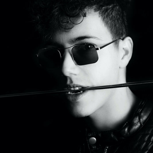 Occhiali da Sole uomo donna dp69 rettangolari in metallo DPS052-05