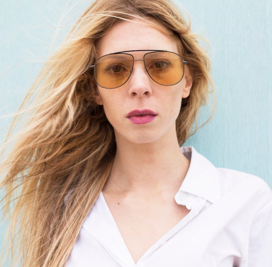 Occhiali da Sole uomo donna dp69 aviatore in metallo DPS080-03