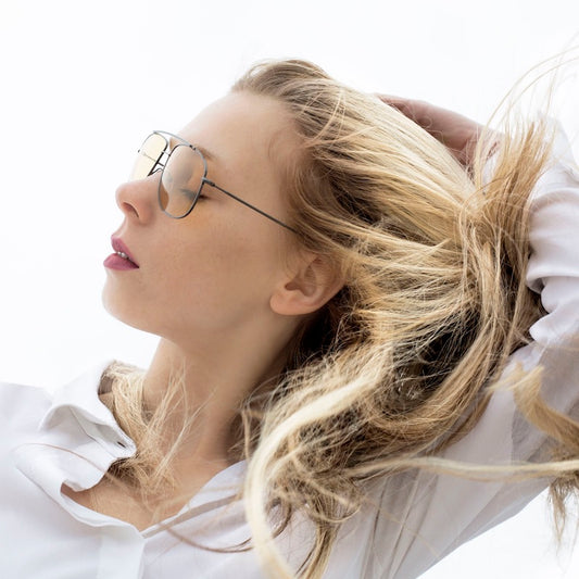 Occhiali da Sole uomo donna dp69 aviatore in metallo DPS080-01