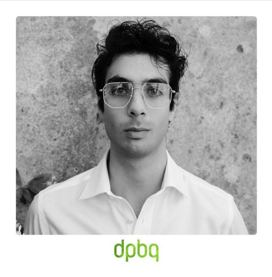 Occhiali da Vista uomo dp69 rettangolari in metallo DPV099-02