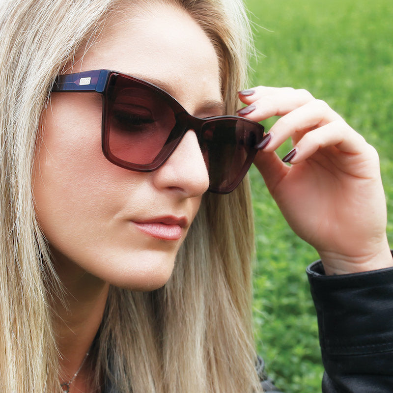 Occhiali da Sole donna dp69 forma gatto in bio acetato DPS147-03