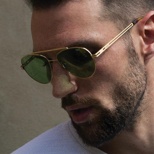 Occhiali da Sole uomo dp69 aviatore in metallo DPS131-02