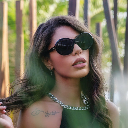 Occhiali da Sole donna dp69 ovali tartarugato in bio acetato DPS148-02