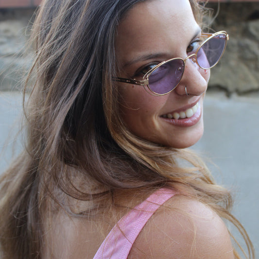 Occhiali da Sole donna dp69 ovali in metallo DPS119-21