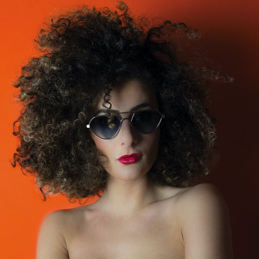 Occhiali da Sole uomo donna dp69 triangolari in metallo DPS128-04