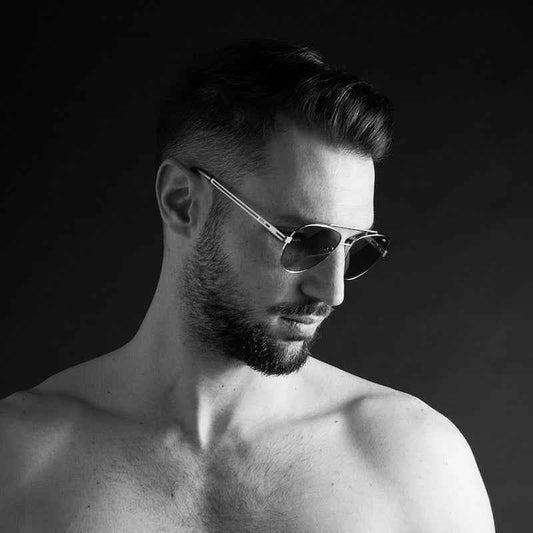 Occhiali da Sole uomo dp69 aviatore in metallo DPS131-09