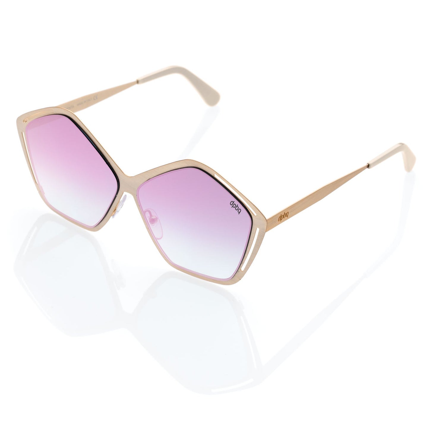Occhiali da Sole donna dp69 in acciaio DPS099-02 forma pentagonale dp69 Eyewear