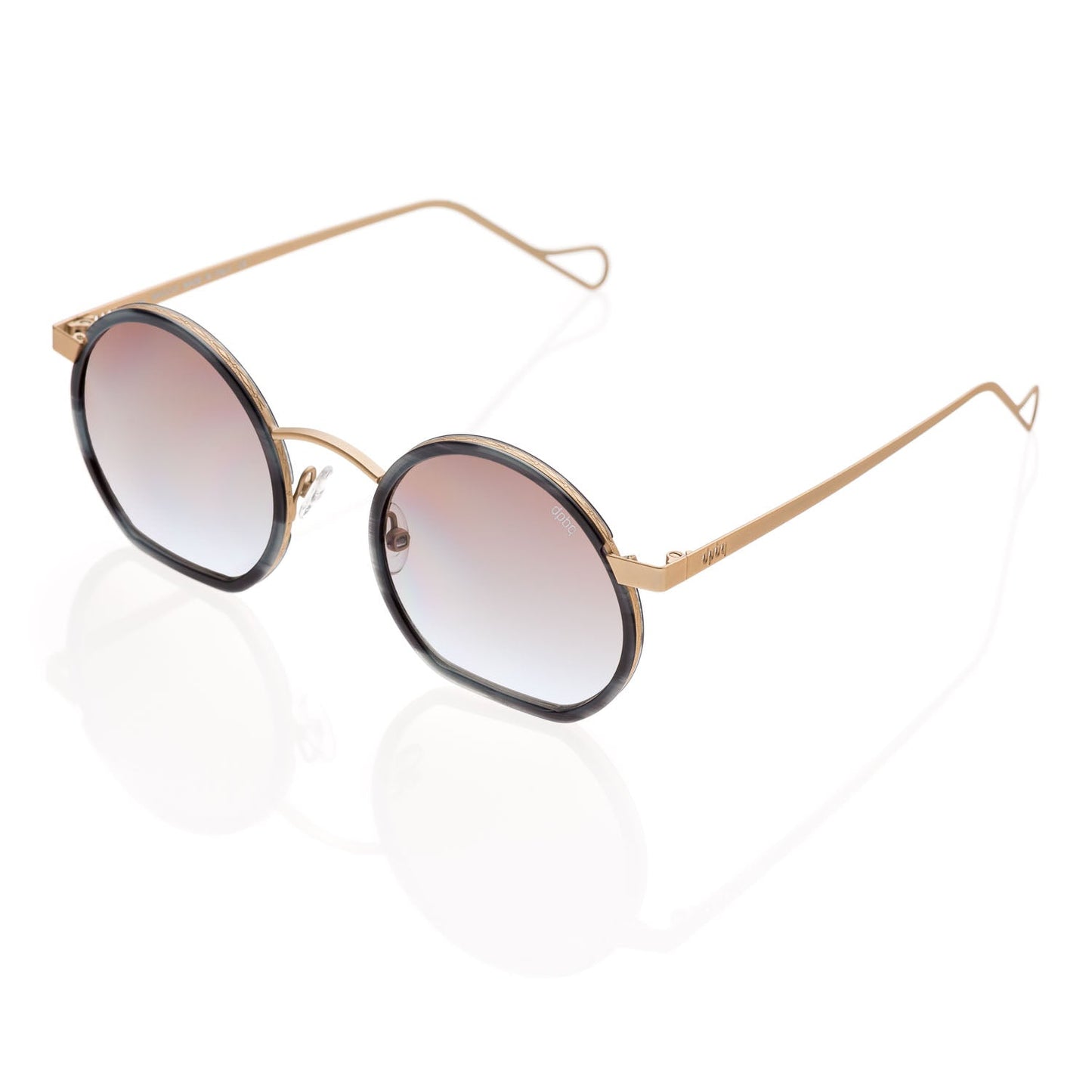 Occhiali da Sole uomo donna dp69 tondi in metallo e acetato DPS082-01 dp69 Eyewear