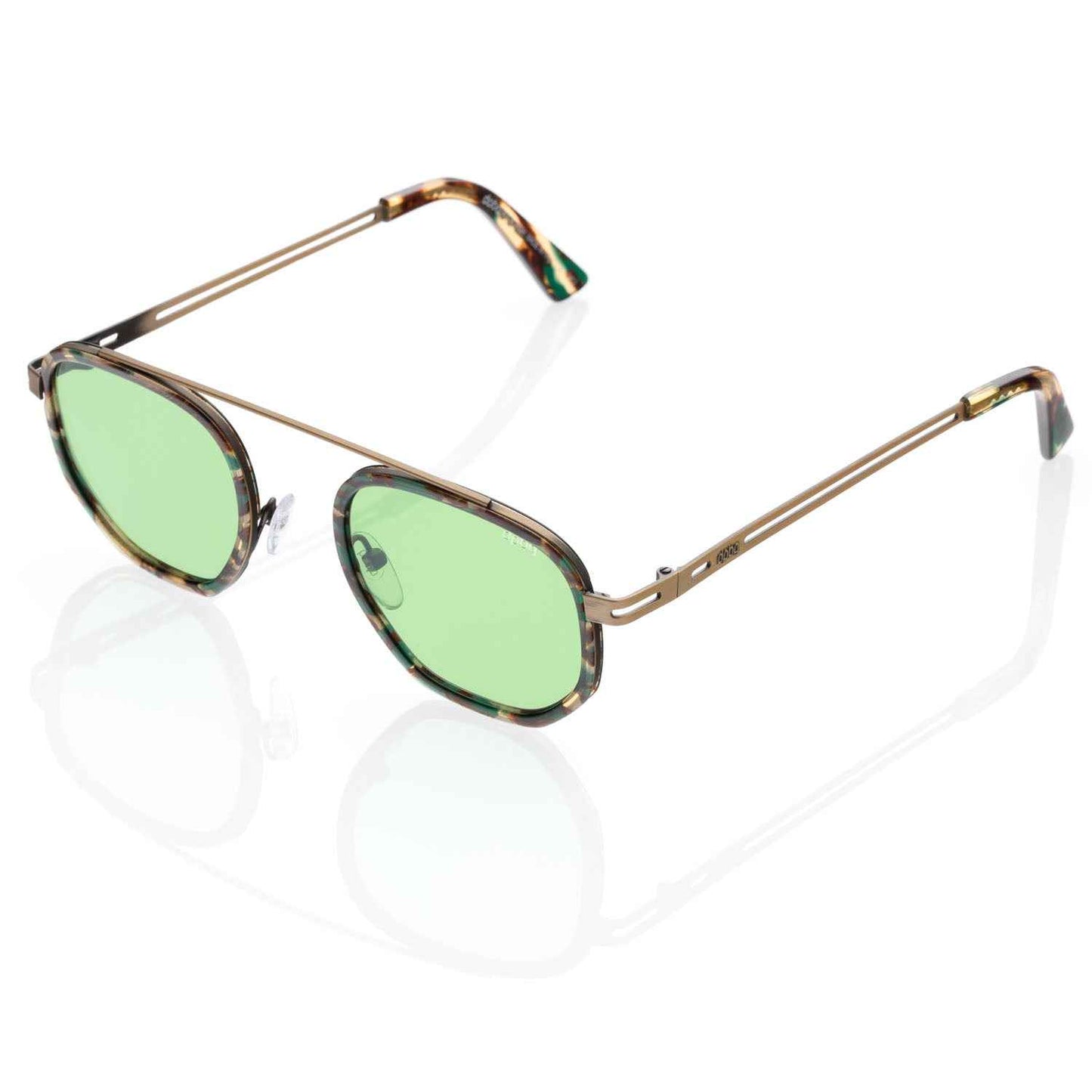 Occhiali da Sole uomo donna dp69 tondi in metallo e acetato DPS113-12