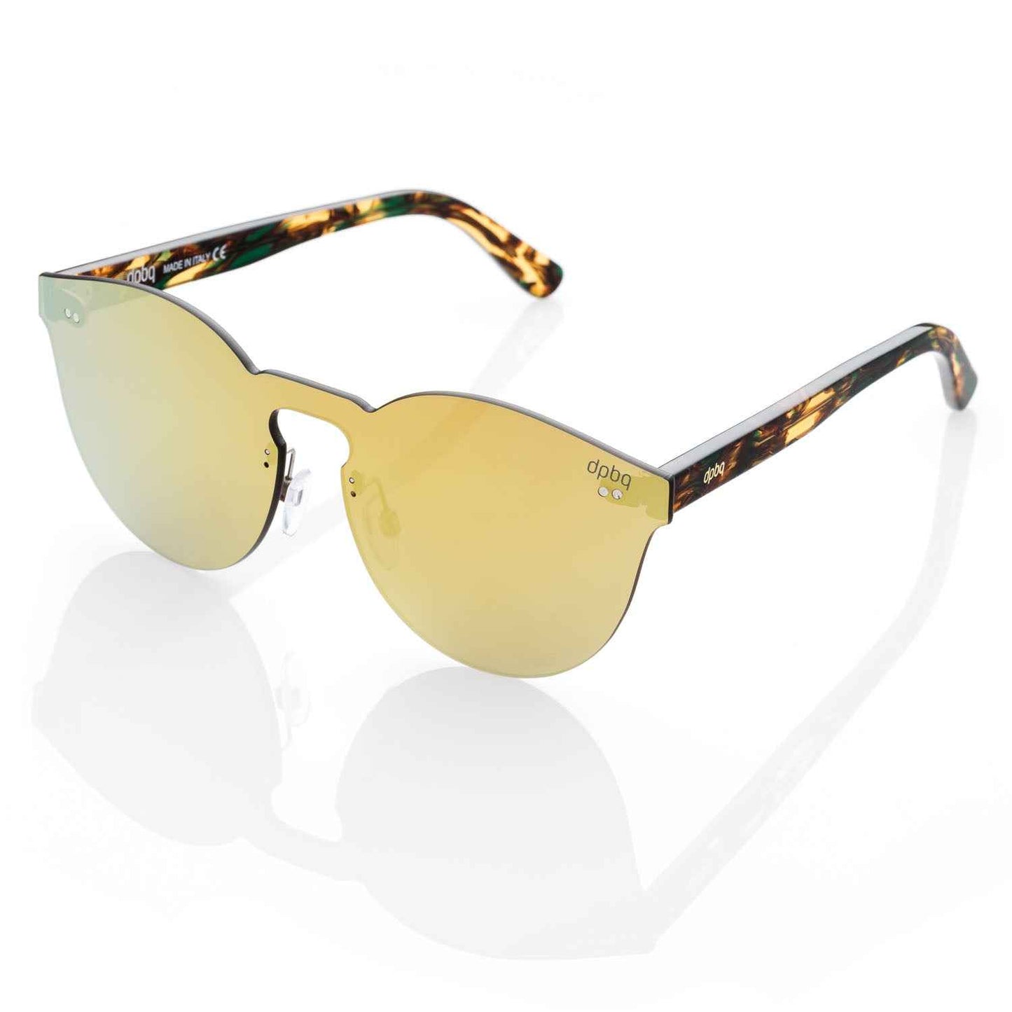 Occhiali da Sole uomo donna dp69 tutto lente tondi senza montatura DPS100-02