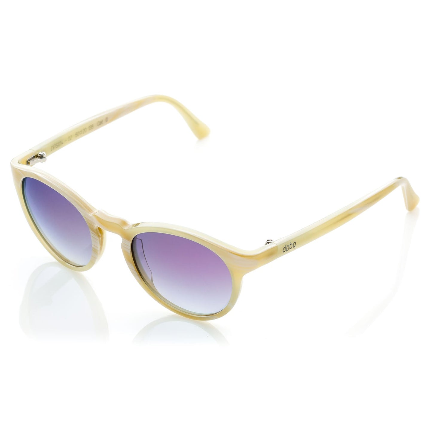 Occhiali da Sole uomo donna tondi dp69 DPS014-02 in acetato chiaro dp69 Eyewear