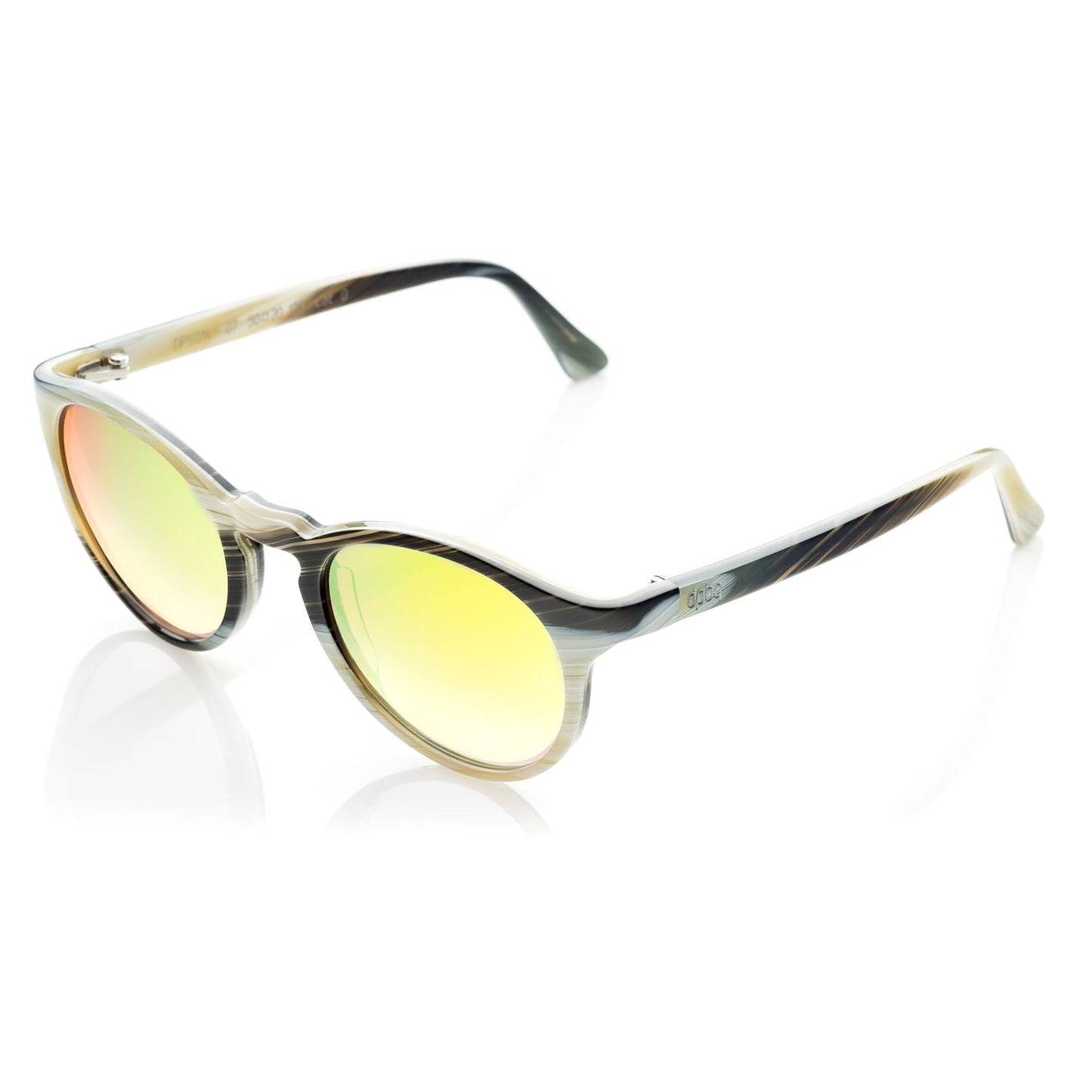 Occhiali da Sole uomo donna tondi dp69 DPS014-07 in acetato corno dp69 Eyewear