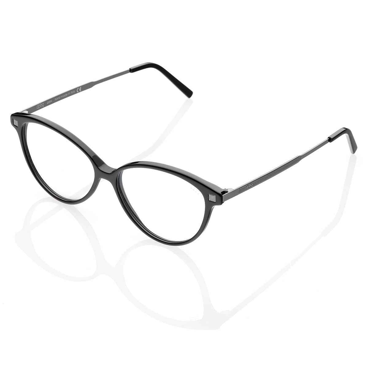 Occhiali da Vista donna dp69 a gatto in acetato neri DPV073-01