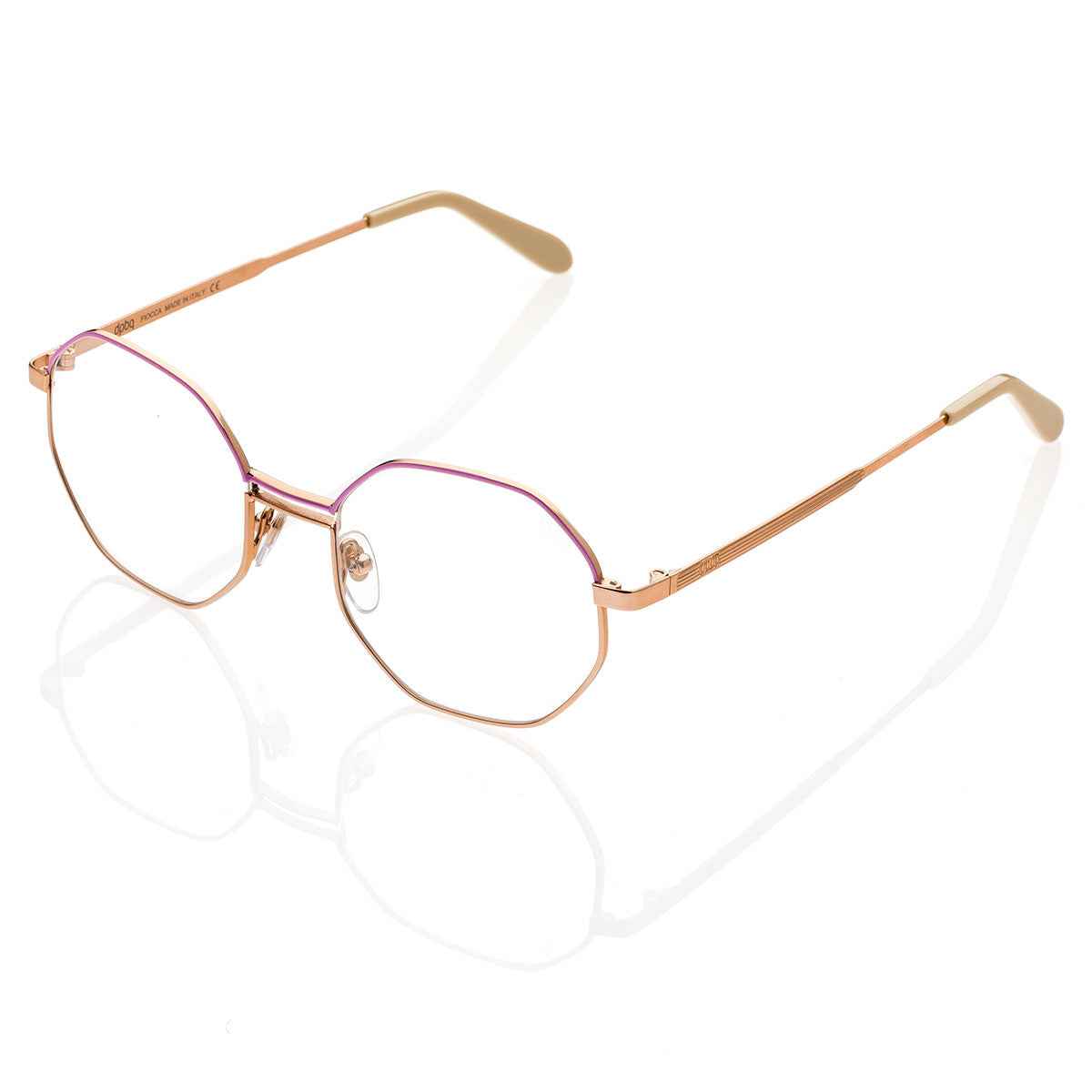 Occhiali da Vista donna dp69 tondi in metallo DPV102-04