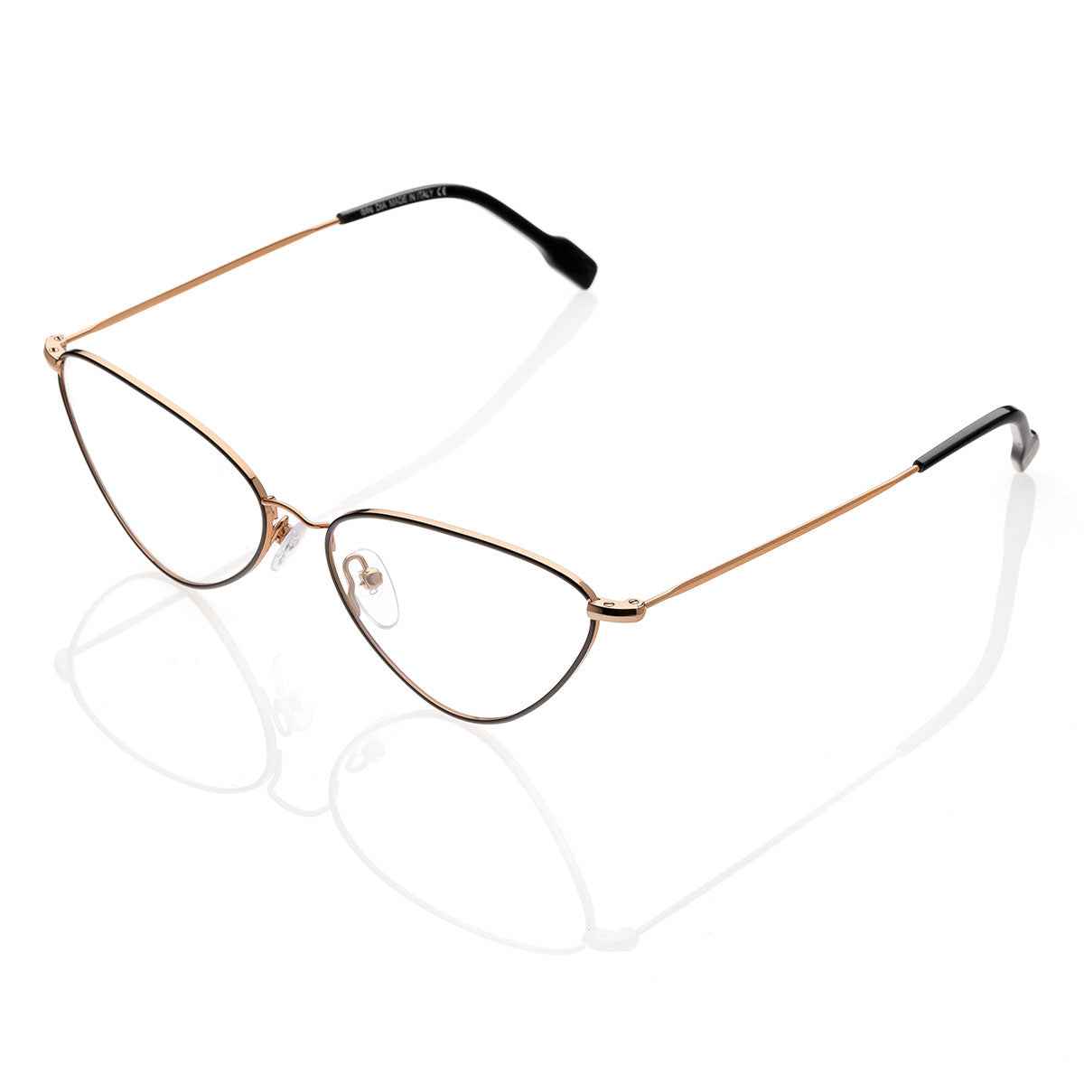 Occhiali da Vista donna dp69 triangolari in metallo DPV108-04