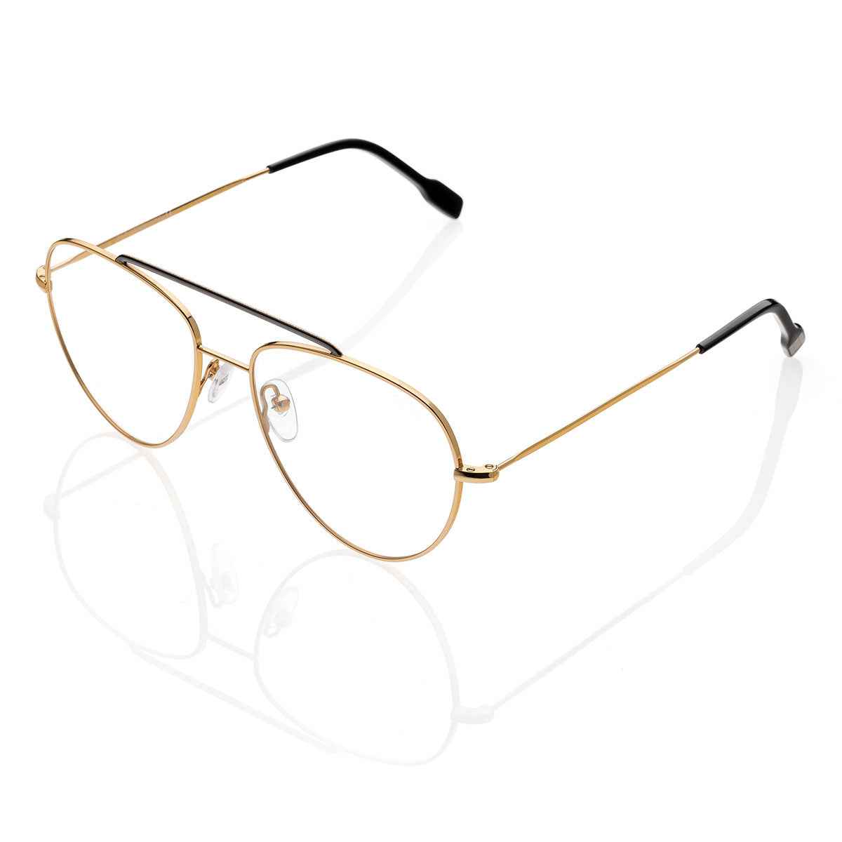 Occhiali da Vista uomo donna dp69 forma pilota in metallo DPV111-01