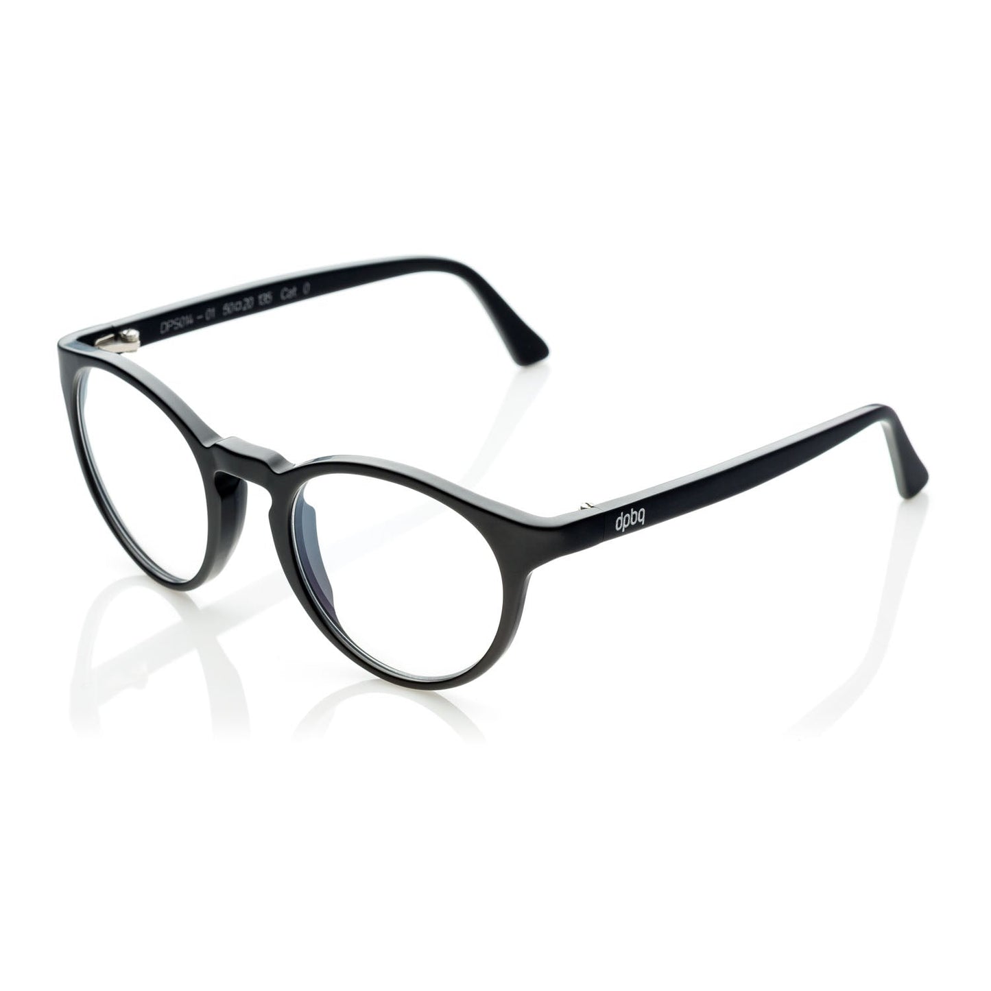 Occhiali da Vista uomo donna dp69 tondi in acetato nero DPV014-01 dp69 Eyewear