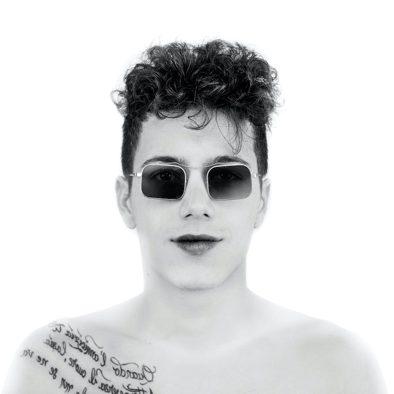 Gafas de sol rectangulares dp69 de metal para hombre y mujer DPS052-02