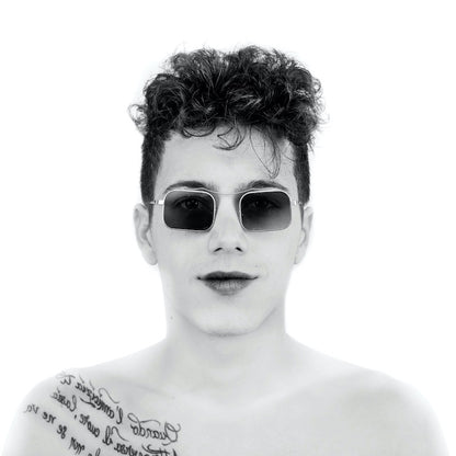 Gafas de sol rectangulares dp69 de metal para hombre y mujer DPS052-02