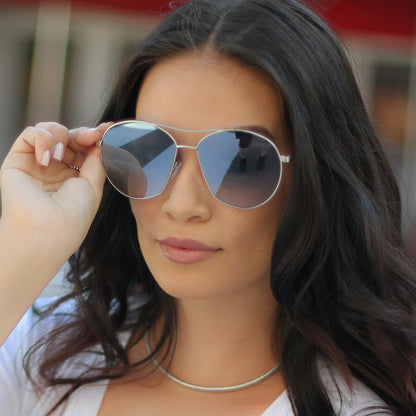 Sunglasses for men and women dp69 DPS064-09 in metal round shape