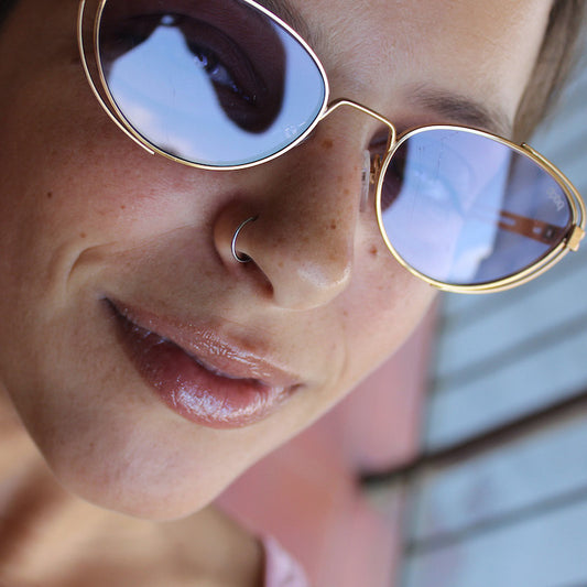Gafas de sol mujer dp69 metal ovaladas DPS119-25