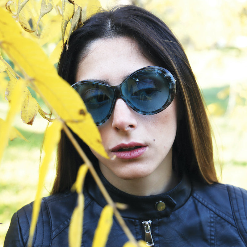 Occhiali da Sole donna dp69 ovali tartarugati in bio acetato DPS148-03