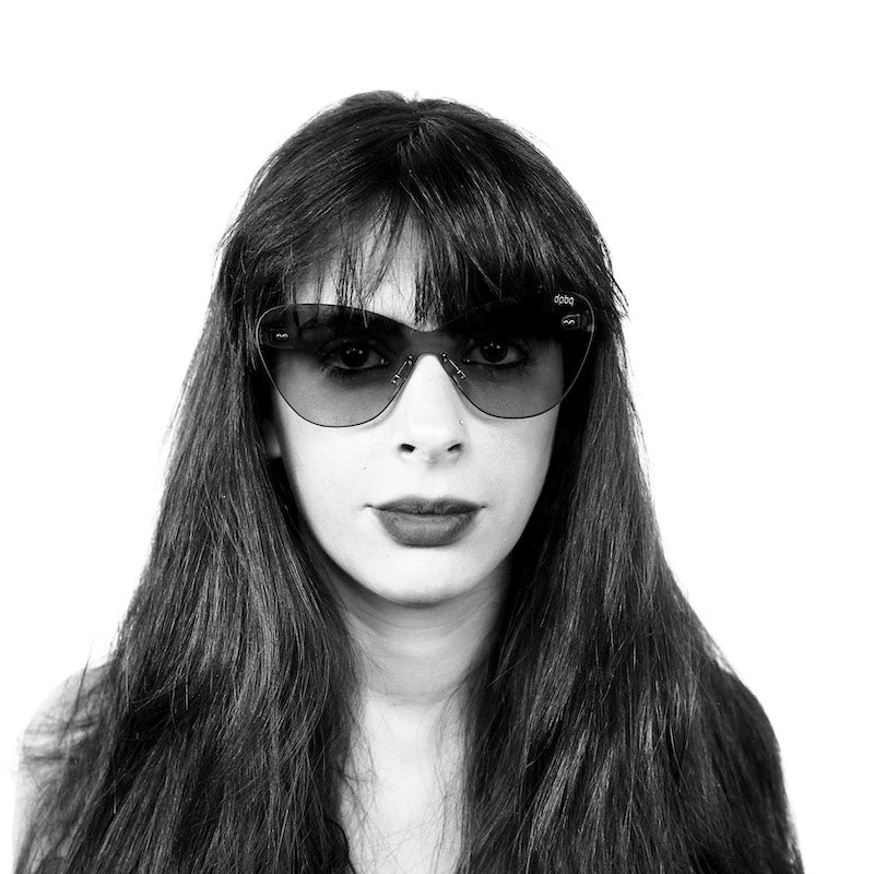Gafas de sol de mariposa para mujer dp69 con lentes sin montura DPS038-03