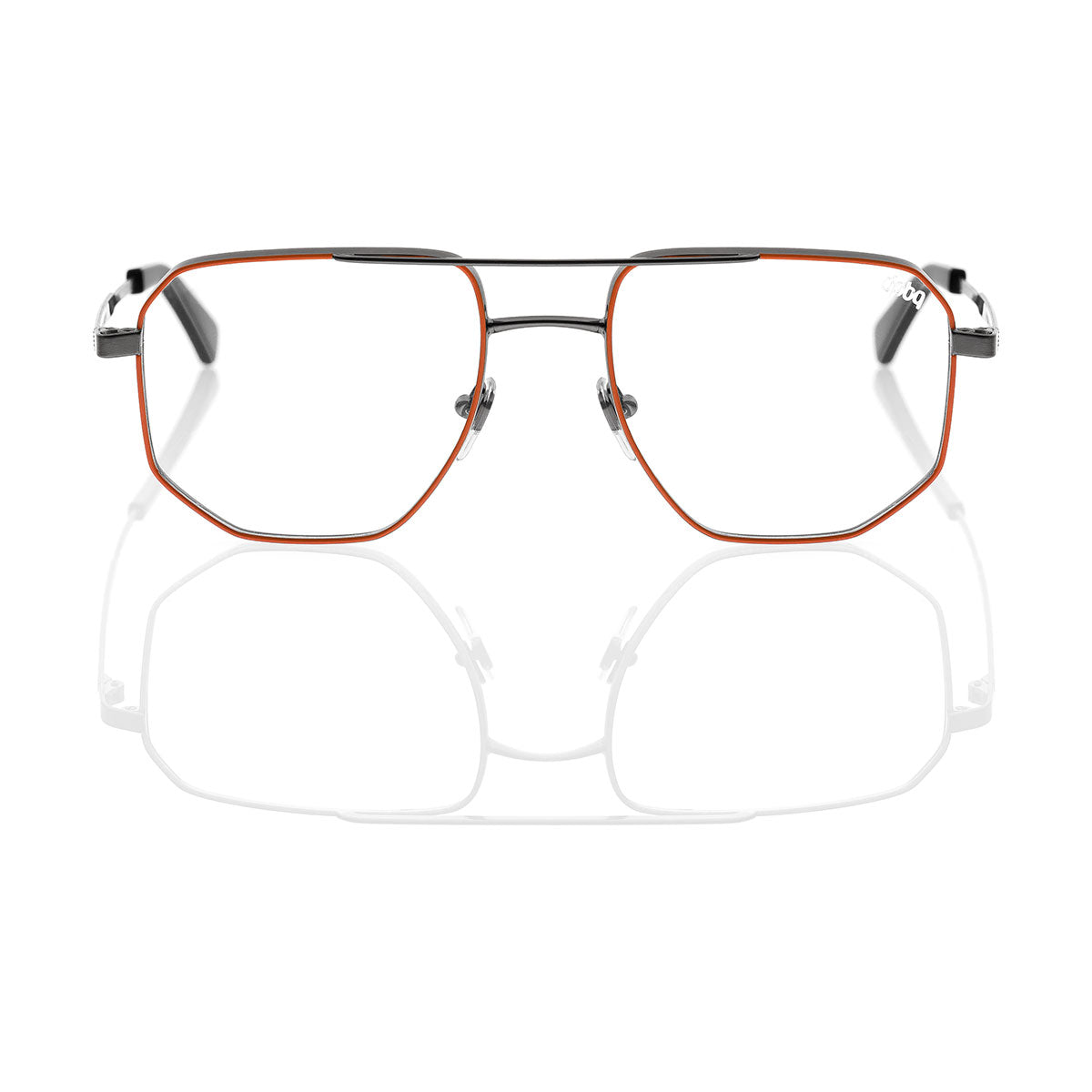 Gafas graduadas rectangulares de metal para hombre dp69 DPV099-04