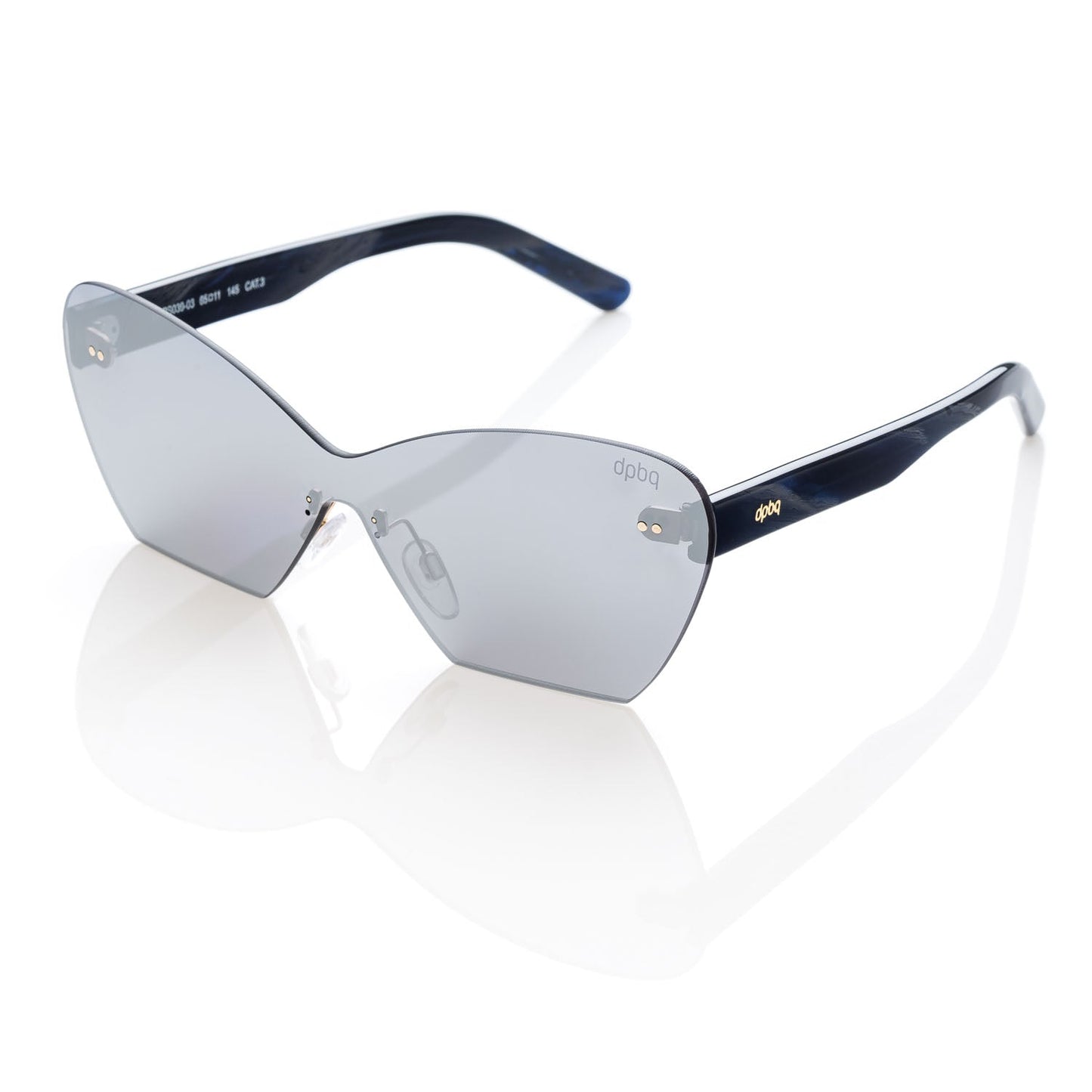 Occhiali da Sole donna dp69 a farfalla tutto lente senza montatura   DPS039-03 dp69 Eyewear