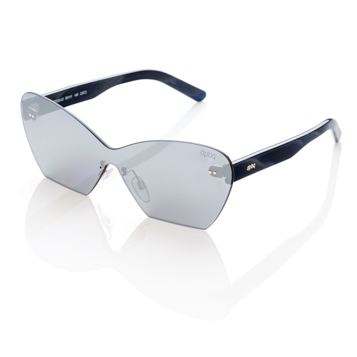 Occhiali da Sole donna dp69 a farfalla tutto lente senza montatura   DPS039-03 dp69 Eyewear