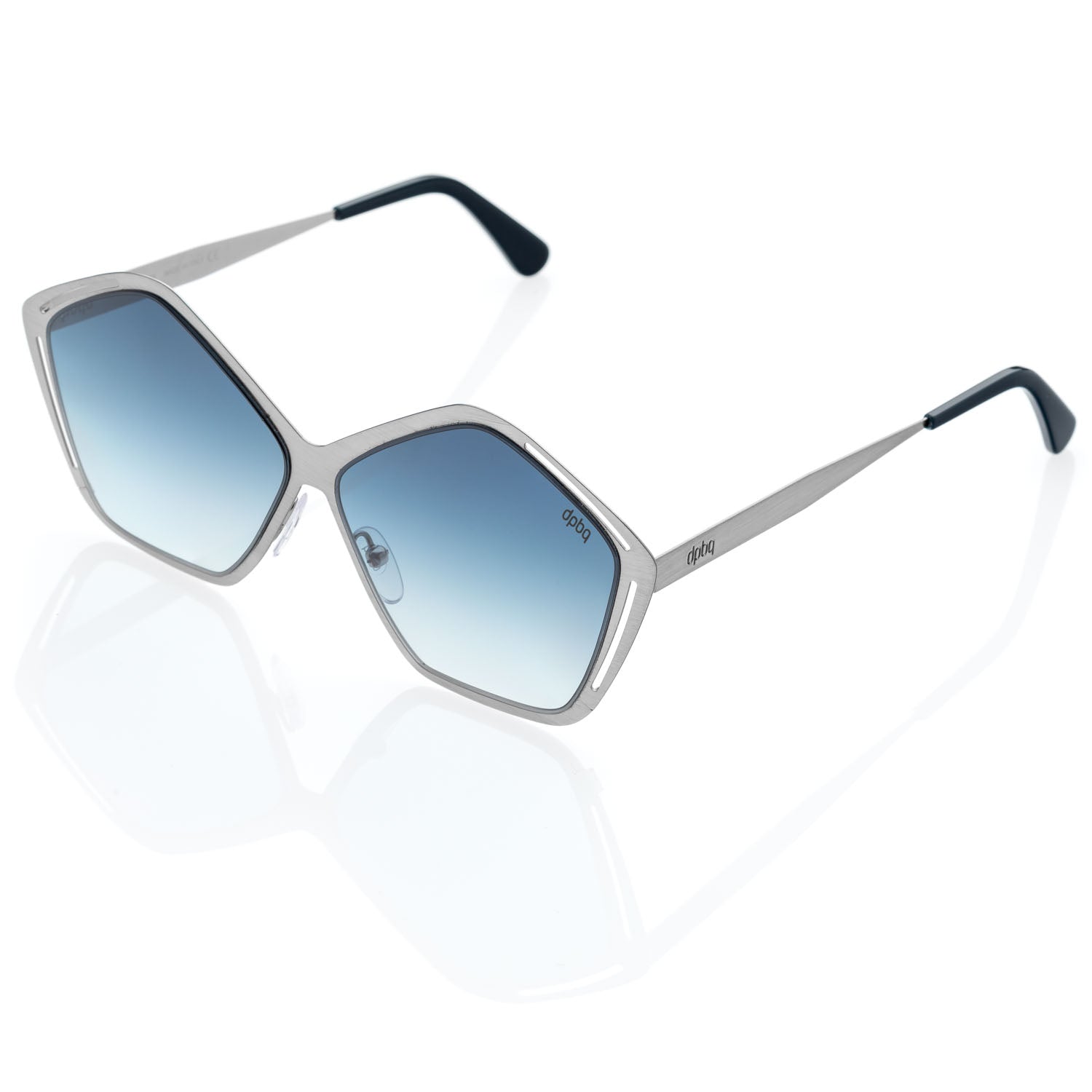 Occhiali da Sole donna  dp69 in acciaio  DPS099-01 forma pentagonale dp69 Eyewear
