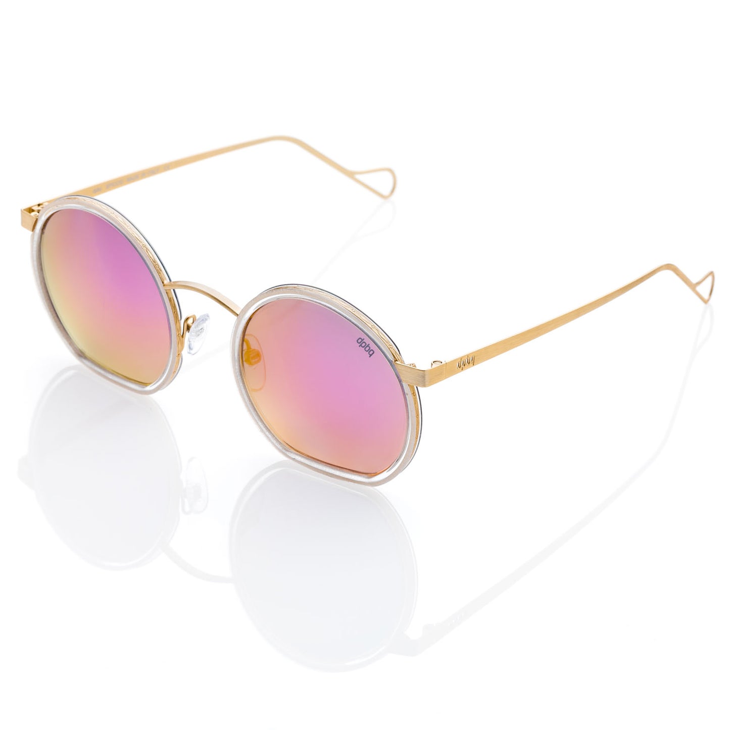 Round sunglasses for men and women dp69 in metal and acetate DPS082-05