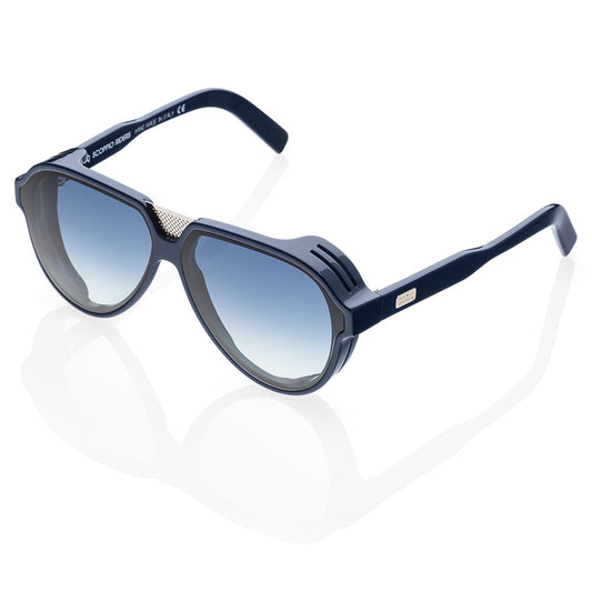 Occhiali da Sole uomo dp69 forma aviatore  in acetato  blu  DPS108-13 dp69 Eyewear