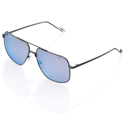 Occhiali da Sole  uomo dp69 rettangolari in metallo nero  DPS116-04 dp69 Eyewear