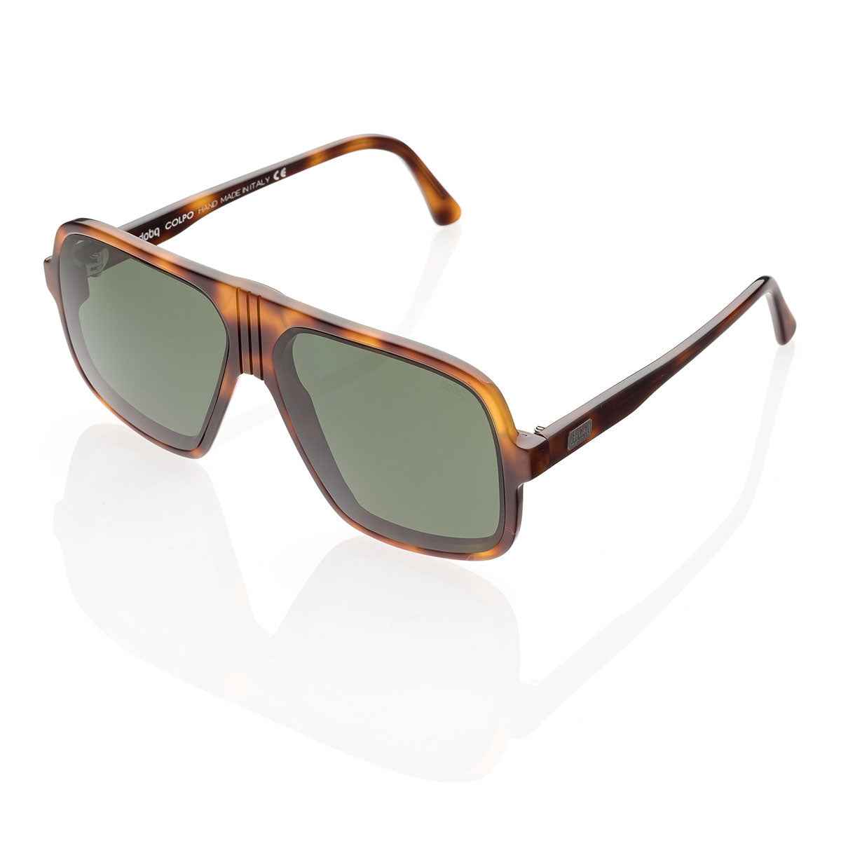 Occhiali da Sole uomo rettangolari dp69 tartarugati in bio acetato   DPS149-03