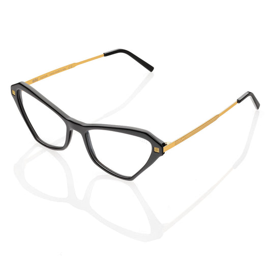 Occhiali da Vista donna  dp69  a gatto in  bio acetato nero DPV074-01 dp69 Eyewear