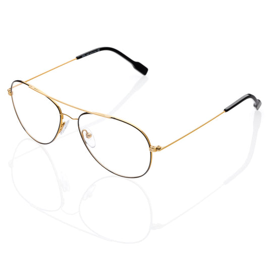 Occhiali da Vista uomo donna dp69 forma pilota in metallo DPV106-02 dp69 Eyewear