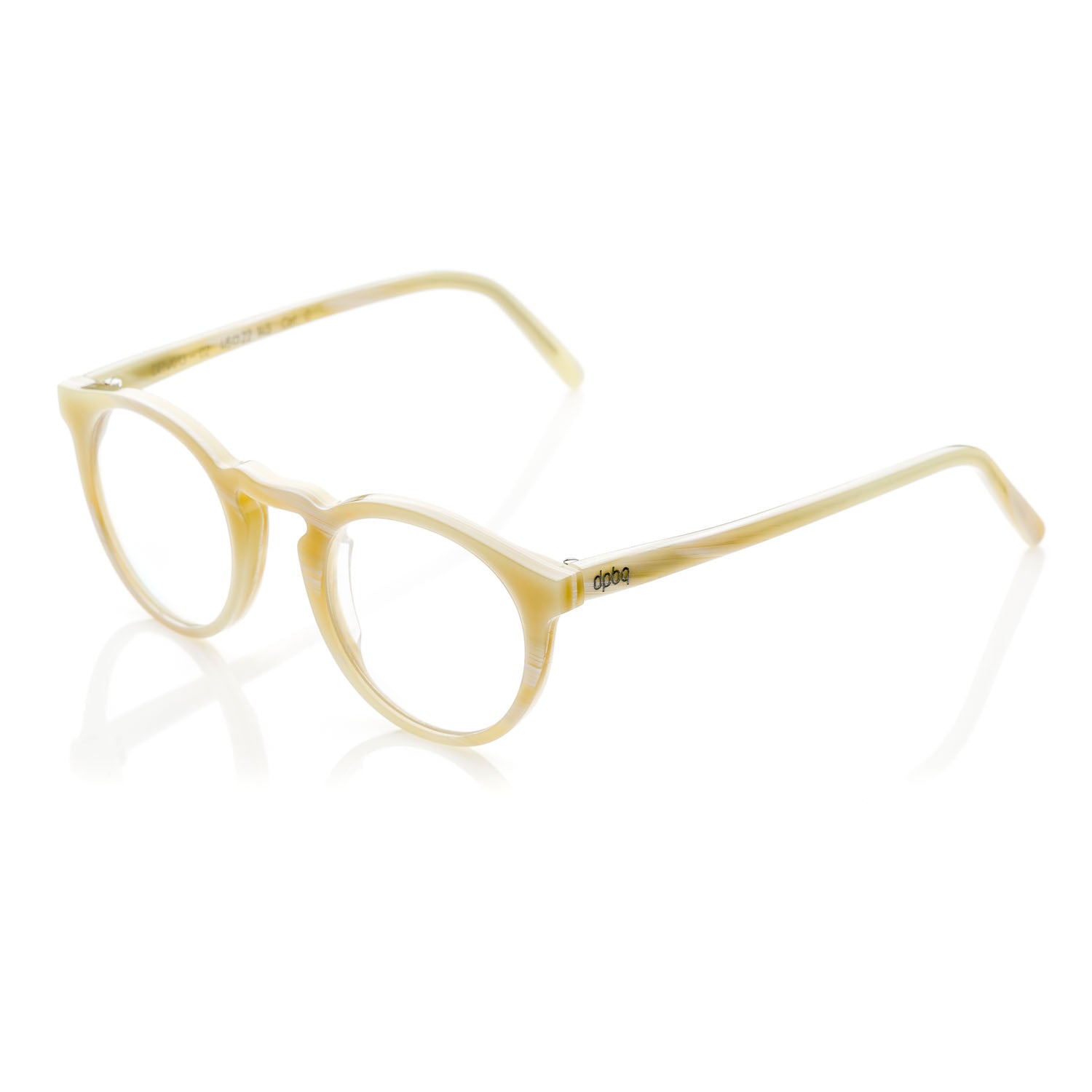 Occhiali da Vista uomo donna dp69  tondi in acetato chiaro DPV013-02 dp69 Eyewear