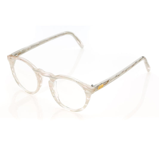 Occhiali da Vista uomo donna dp69  tondi in acetato chiaro  DPV013-09 dp69 Eyewear