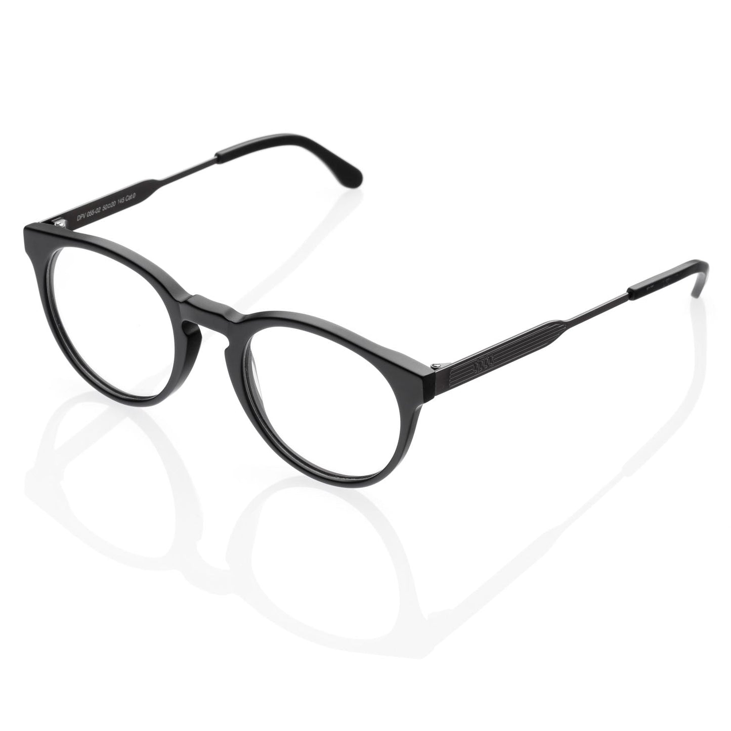 Occhiali da Vista uomo donna  dp69  tondi in acetato neri  DPV055-02 dp69 Eyewear