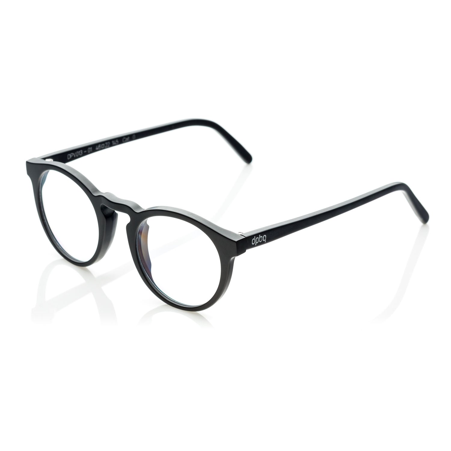 Occhiali da Vista uomo donna dp69  tondi in acetato nero DPV013-01 dp69 Eyewear