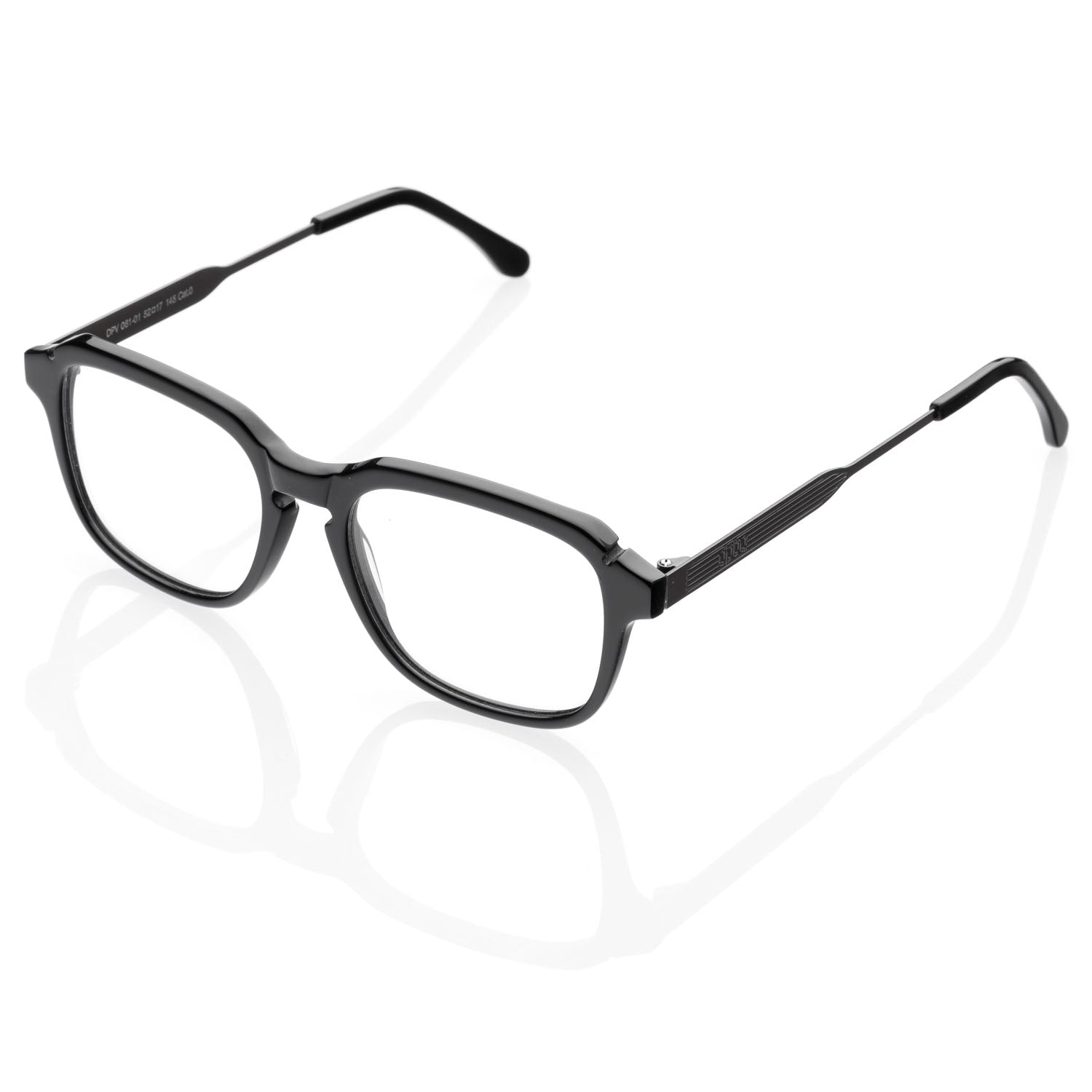 Occhiali da Vista uomo dp69 quadrati  in acetato neri  DPV081-01 dp69 Eyewear